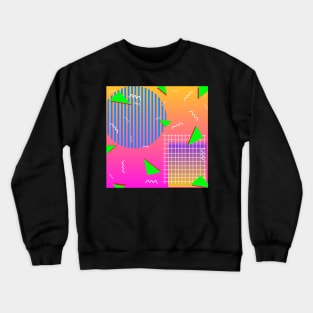 Memphis Style Inspired Pattern 2 Crewneck Sweatshirt